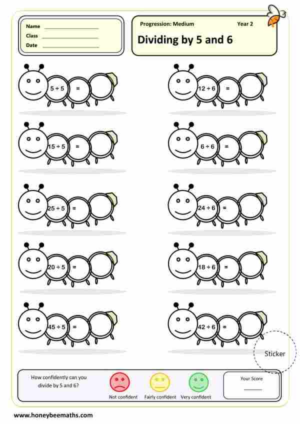 Dividing by 5 and 6